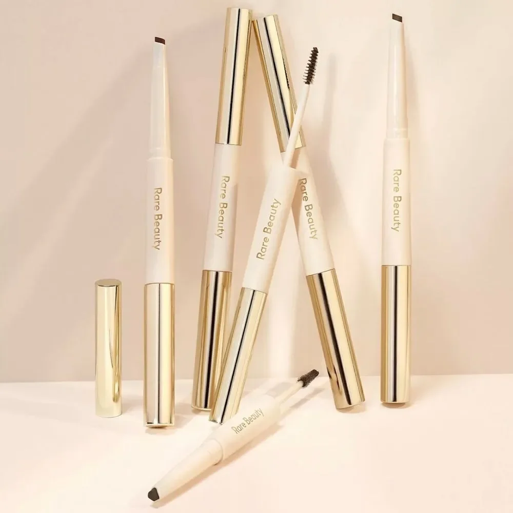 Rare Beauty Brow Harmony Crayon & Gel Sourcils Rich Taupe Full Size NIB